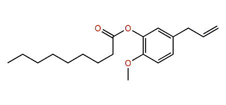 3-Allyl-6-methoxyphenyl nonanoate